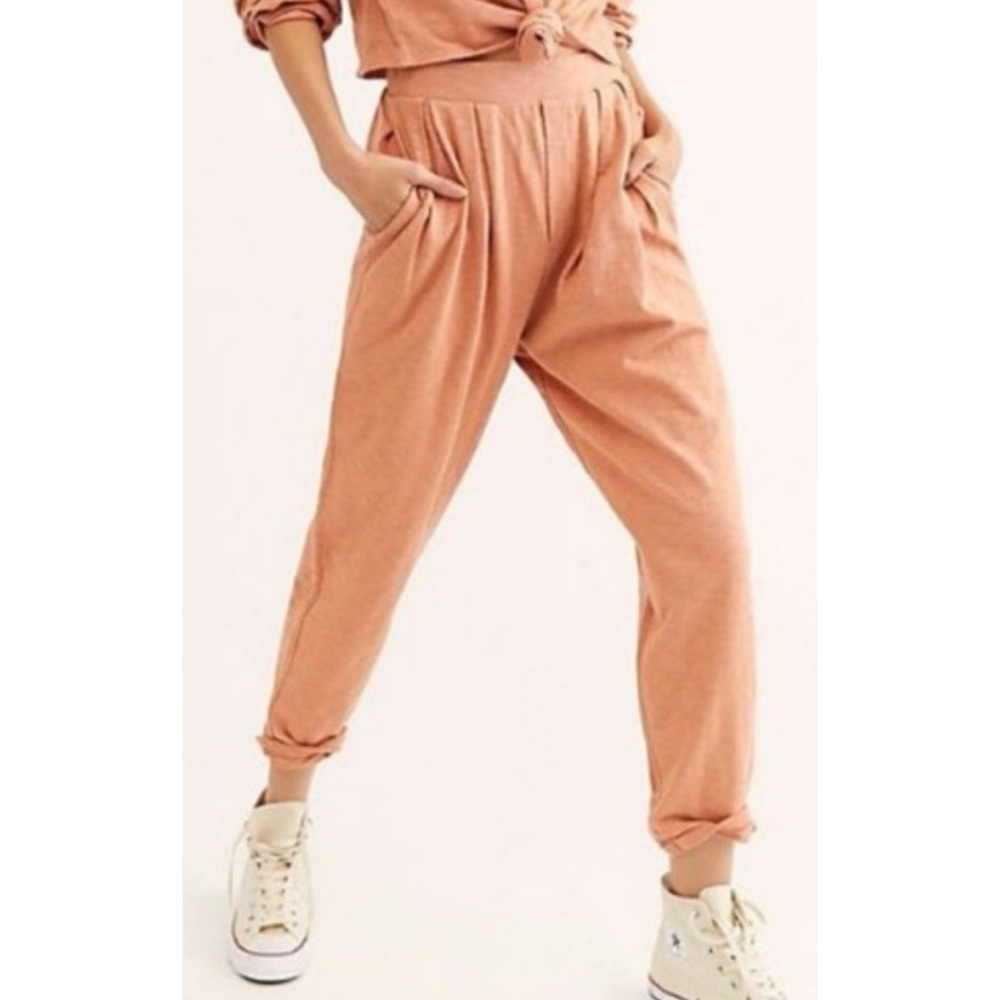 Free People Beach Culver City Pleated Harem Lounge Pants‎ Size Medium